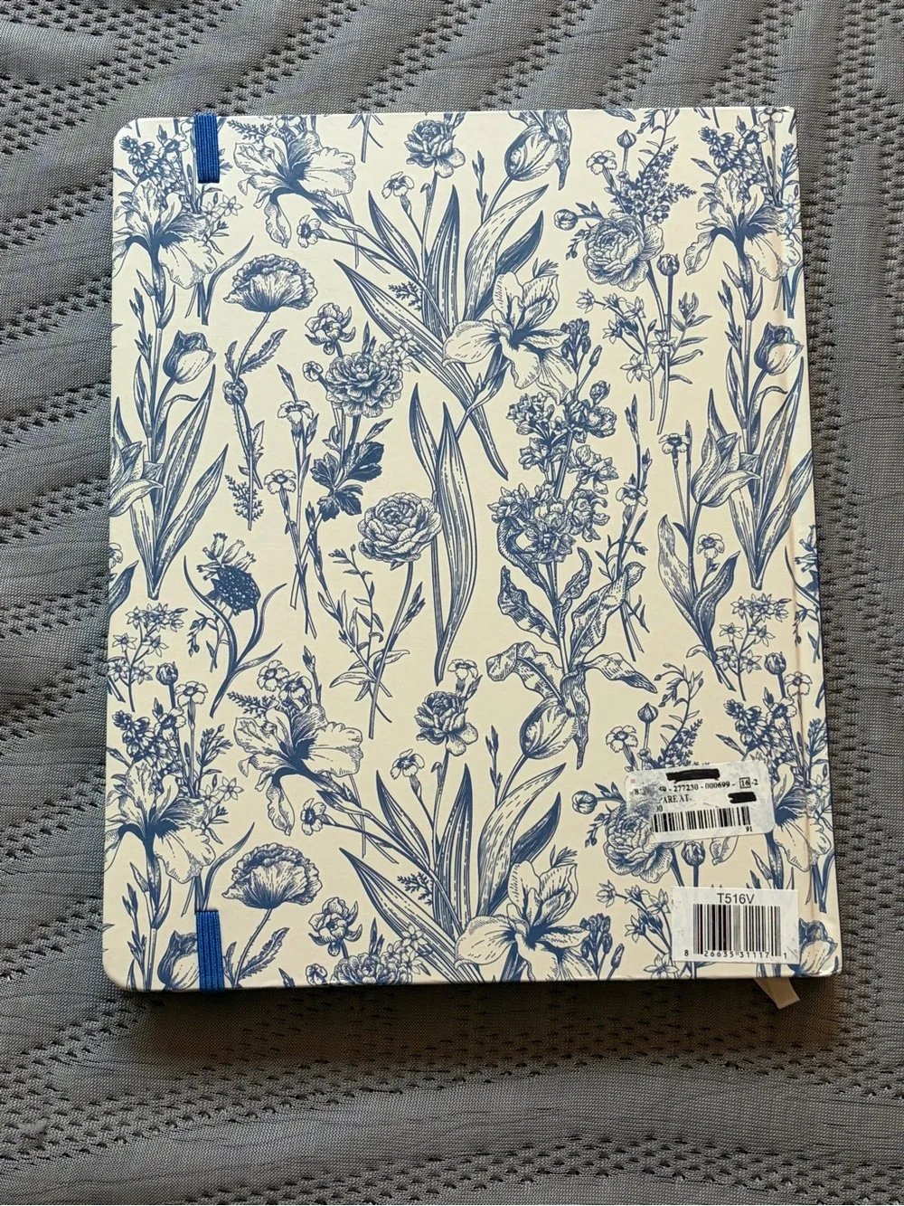 ❤️‍🔥BOGO FREE NWT Paper Source Blue Floral Hardcover Notebook Journal Diary